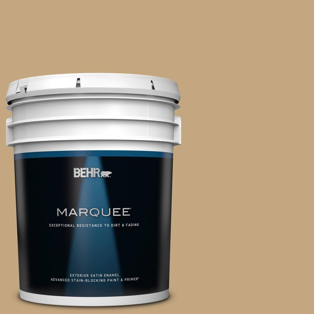 BEHR MARQUEE 5 gal. #N290-5 Pocket Watch Satin Enamel Exterior Paint & Primer