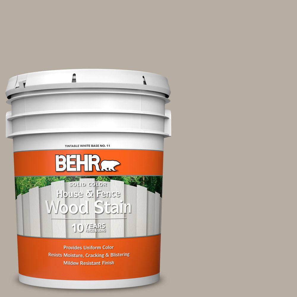 BEHR 5 gal. #N320-4 Camping Tent Solid Color House and Fence Exterior Wood Stain