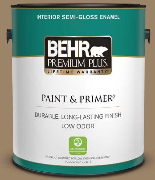 BEHR PREMIUM PLUS 1 gal. #PPU7-04 Collectible Semi-Gloss Enamel Low Odor Interior Paint & Primer