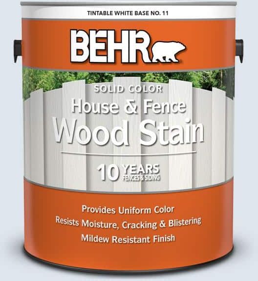 BEHR 1 gal. #570E-1 Glass Bead Solid Color House and Fence Exterior Wood Stain