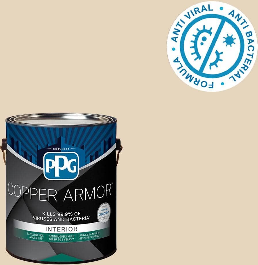 COPPER ARMOR 1 gal. PPG14-19 Alpaca Wool Semi-Gloss Interior