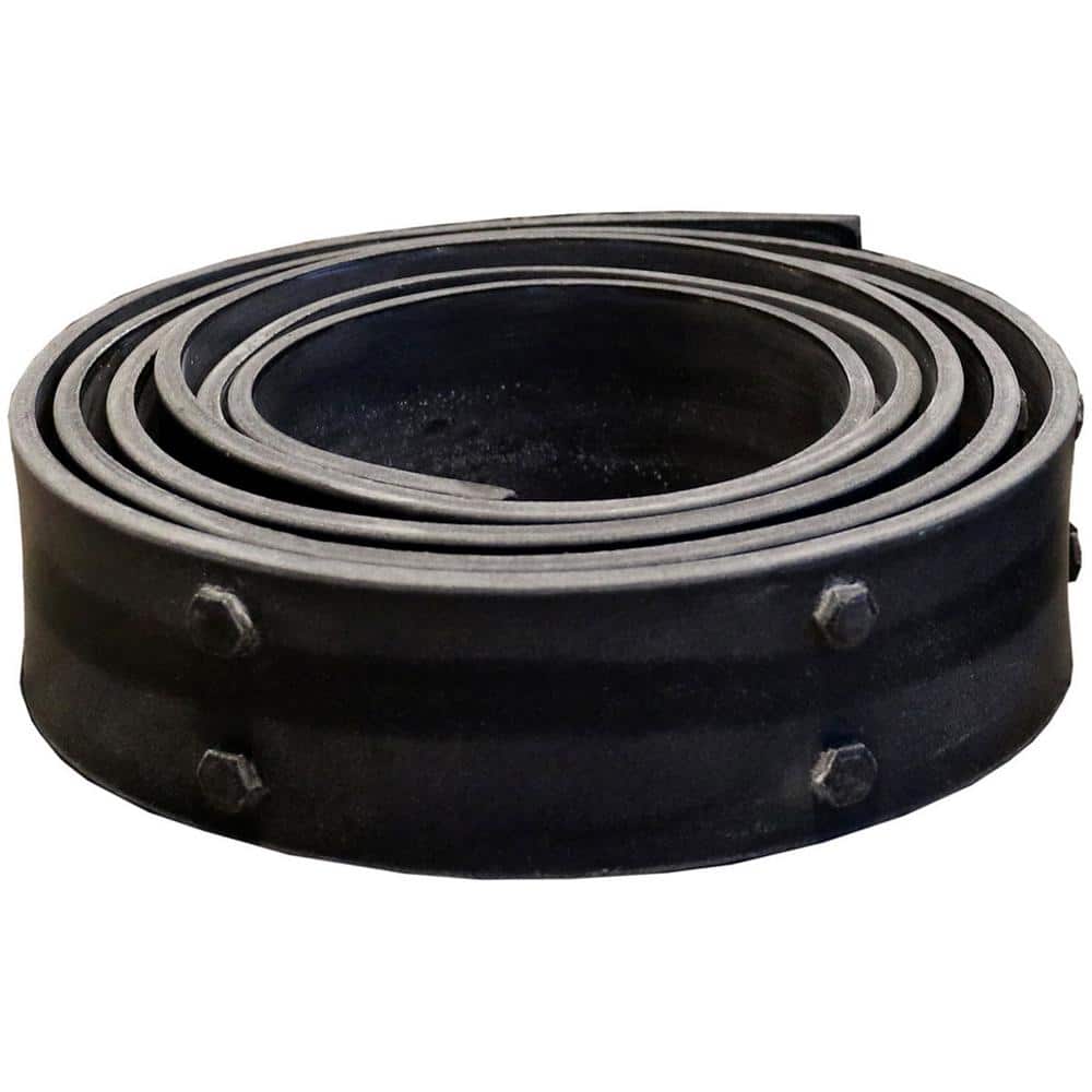 Ekena Millwork 1/4 in. x 3 in. x 12 ft. Flexible Black Beam Strap with Bolts for Faux Wood Beams