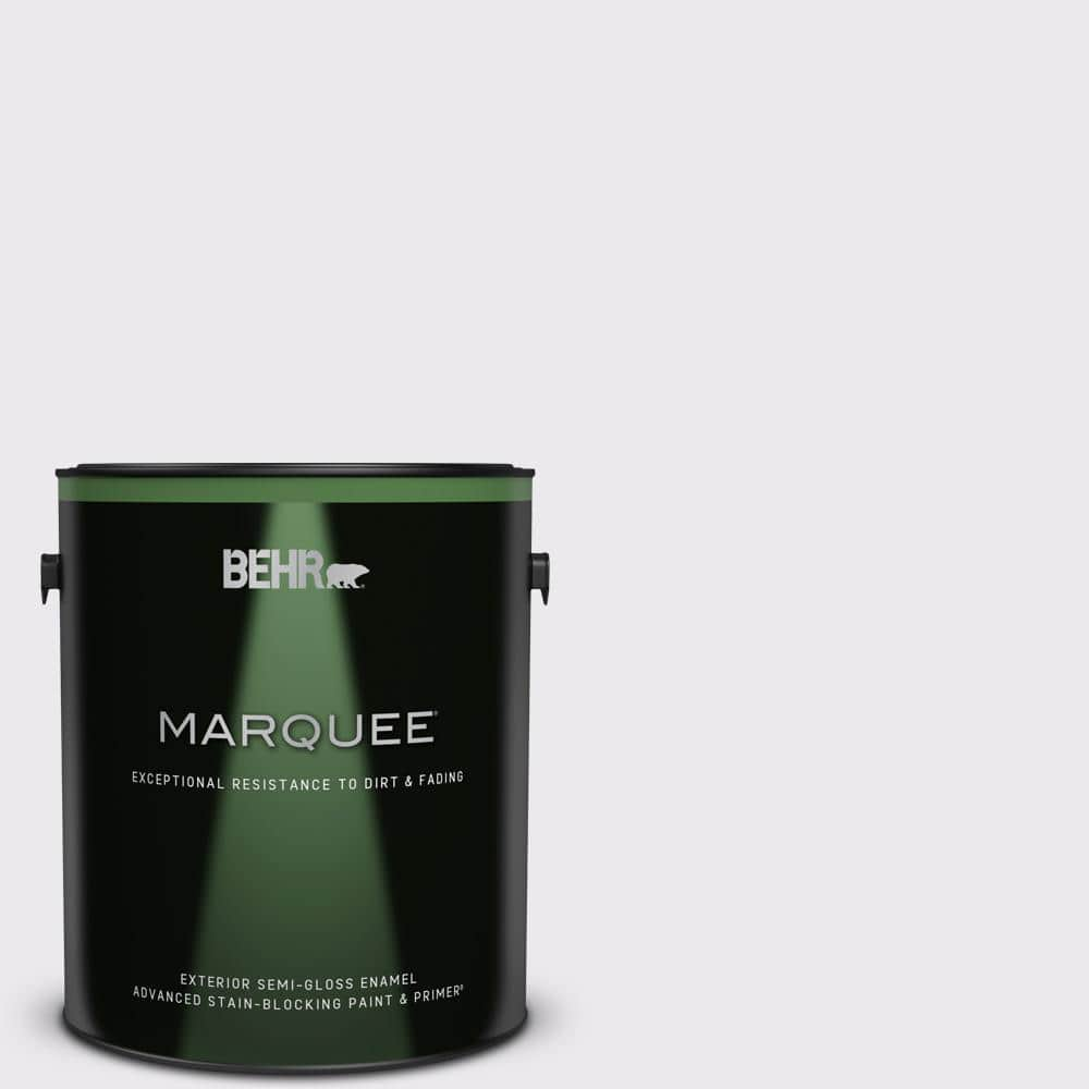 BEHR MARQUEE 1 gal. #PPL-22 Dried Lavender Semi-Gloss Enamel Exterior Paint & Primer