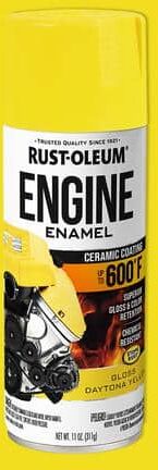 Rust-Oleum Automotive 12 oz. Gloss Daytona Yellow Engine Enamel Spray Paint (Case of 6)