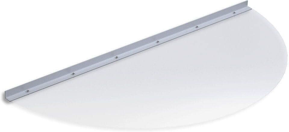 Ultra Protect 41 in. x 19 in. Semi-Round Clear Polycarbonate Window Well Cover