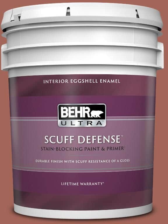 BEHR ULTRA 5 gal. Home Decorators Collection #HDC-CL-08 Sun Baked Earth Extra Durable Eggshell Enamel Interior Paint & Primer