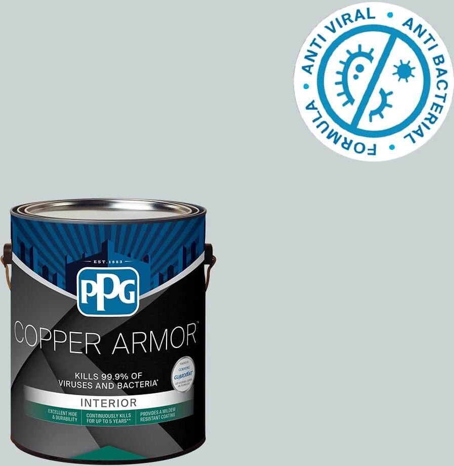 COPPER ARMOR 1 gal. PPG1037-2 Sky Splash Semi-Gloss Interior