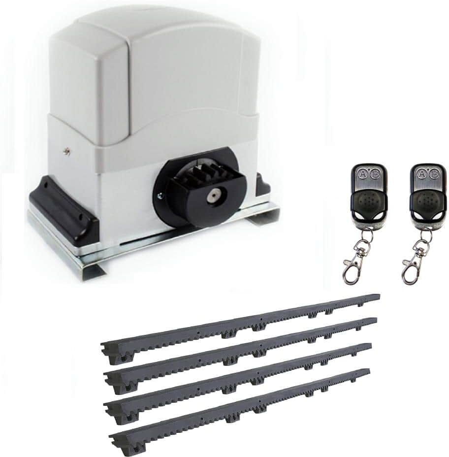 ALEKO Slide Single Automatic Gate Opener Kit 60 ft. Length - 1800 lbs. Opacity