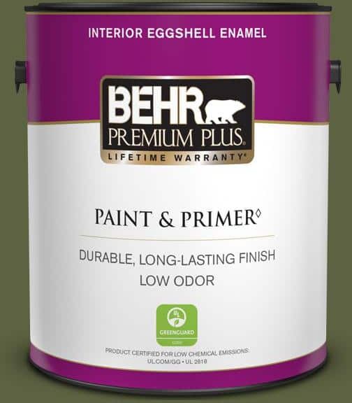 BEHR PREMIUM PLUS 1 gal. #S360-7 Down to Earth Eggshell Enamel Low Odor Interior Paint & Primer