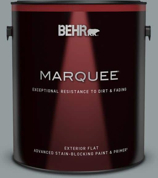 BEHR MARQUEE 1 gal. #720F-4 Stone Fence Flat Exterior Paint & Primer