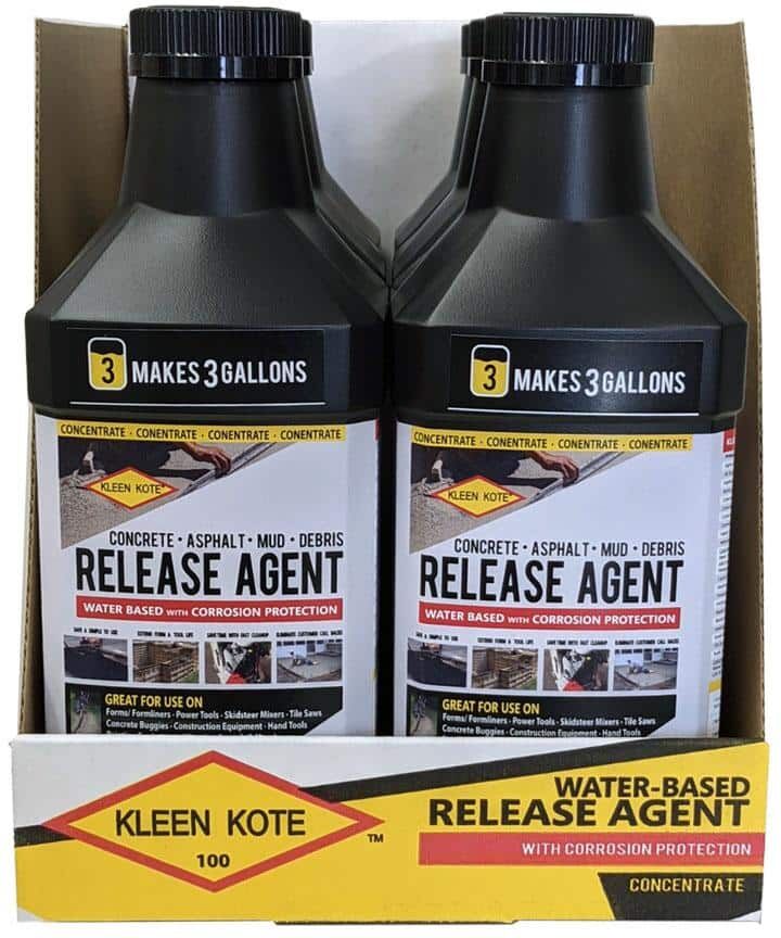 Kleen Kote 32 oz. Water Based Industrial Concrete Release and Anti-Corrosion Coating Concentrate (6-Pack)