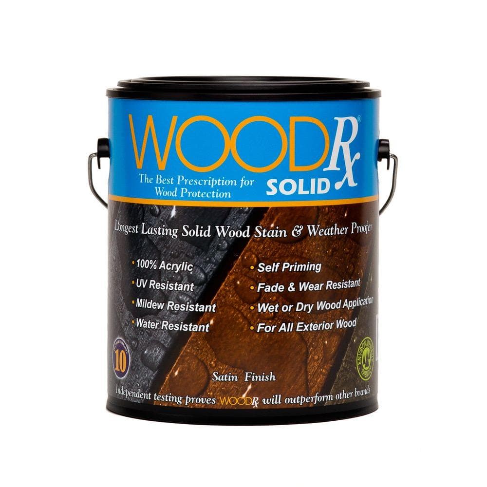 WoodRx 1 gal. Marshland Solid Wood Exterior Stain and Sealer