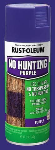 Rust-Oleum Specialty 12 oz. No Hunting Purple Spray Paint (6-Pack)