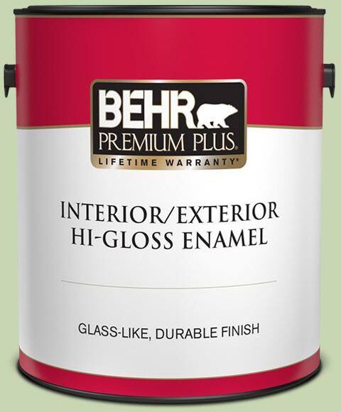 BEHR PREMIUM PLUS 1 gal. #M370-3 Spice Garden Hi-Gloss Enamel Interior/Exterior Paint