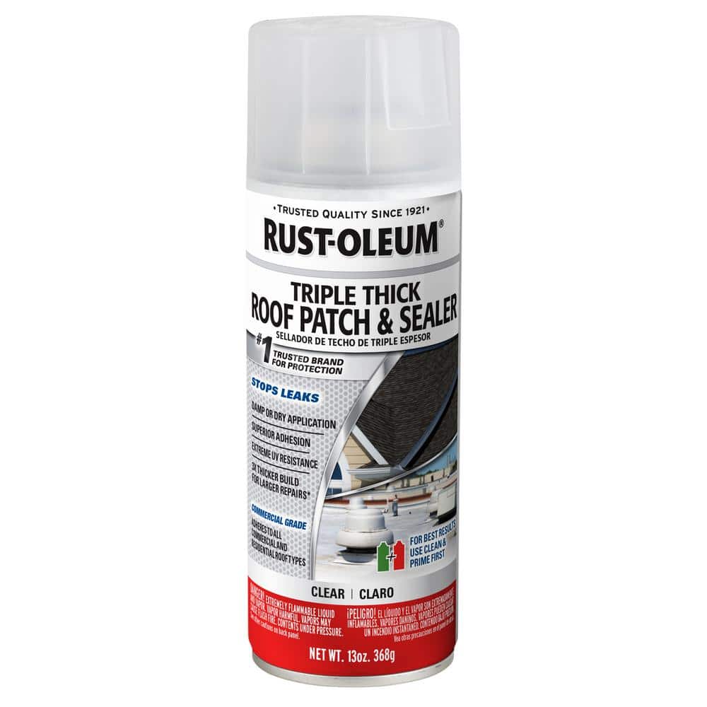 Rust-Oleum 13 oz. Clear Triple Thick Roof Patch & Sealer (6 Pack)