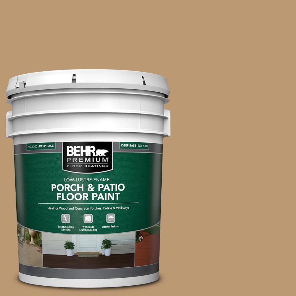 BEHR PREMIUM 5 gal. #N280-5 Antique Treasure Low-Lustre Enamel Interior/Exterior Porch and Patio Floor Paint