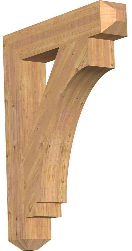 Ekena Millwork 5-1/2 in. x 40 in. x 32 in. Western Red Cedar Imperial Craftsman Smooth Bracket