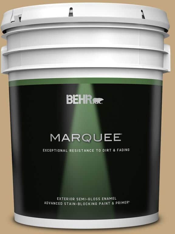 BEHR MARQUEE 5 gal. #N290-5 Pocket Watch Semi-Gloss Enamel Exterior Paint & Primer