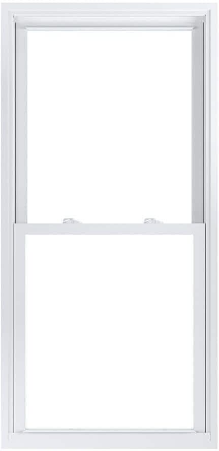 American Craftsman 29.75 in. x 61.25 in. 70 Pro Series Low-E Argon Glass Double Hung White Vinyl Replacement Window, Screen Incl