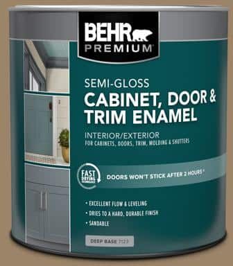 BEHR PREMIUM 1 qt. #PPU7-04 Collectible Semi-Gloss Enamel Interior/Exterior Cabinet, Door & Trim Paint