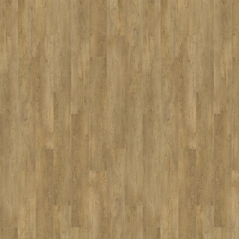 Mohawk Elite Chicago Oak 20 Mil T x 9.13 in. W x 60 in. L Waterproof Click Lock Lux Vinyl Plank Flooring (26.63 sq. ft./case)