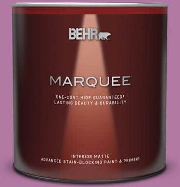 BEHR MARQUEE 1 qt. Home Decorators Collection #HDC-SP16-11 Cactus Flower Matte Interior Paint & Primer