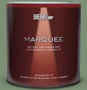 BEHR MARQUEE 1 qt. #PPU11-02 Shallot Bulb Matte Interior Paint & Primer