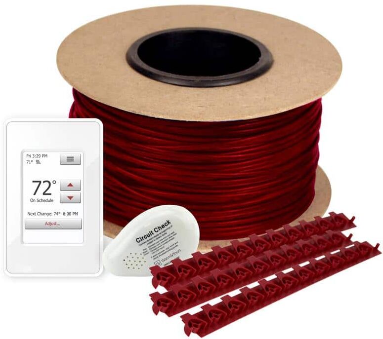 WarmlyYours TempZone 120 ft. Cable System with Touch Screen Thermostat (Covers 30 Sq. Ft)