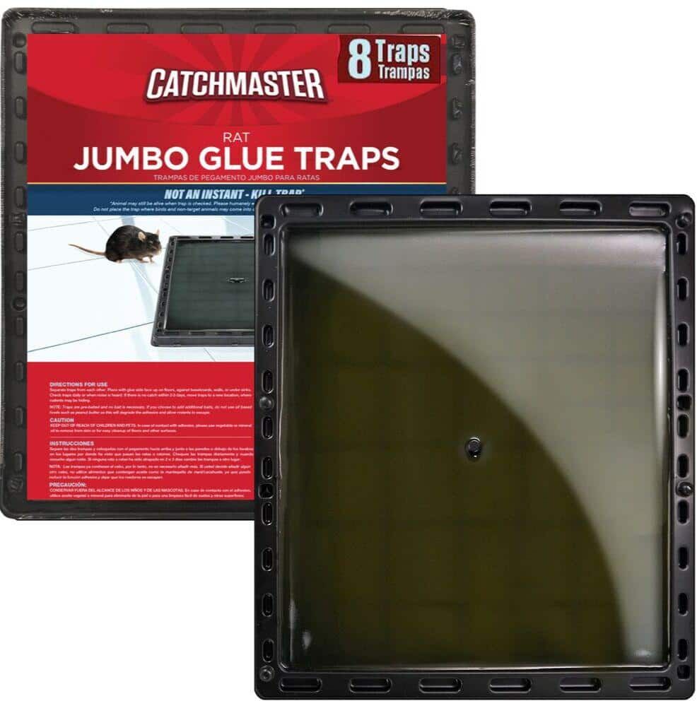 Catchmaster PRO Rat, Mouse and Insect Jumbo Glue Traps (8-Pack)