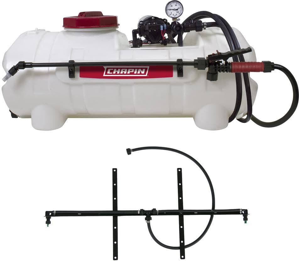 Chapin International Chapin 97114: 15 gal. 2.5GPM/12V EZ Mount Deluxe Multi-Purpose ATV/UTV Tank Sprayer for Lawn and Garden