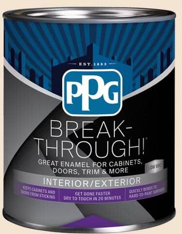 Break-Through! 1 qt. PPG1202-2 Peach Surprise Satin Door, Trim & Cabinet Paint