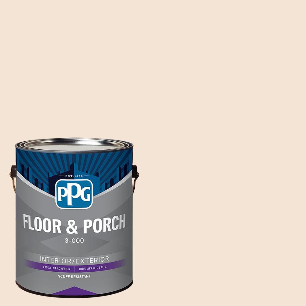 1 gal. PPG1200-1 China Doll Satin Interior/Exterior Floor and Porch Paint