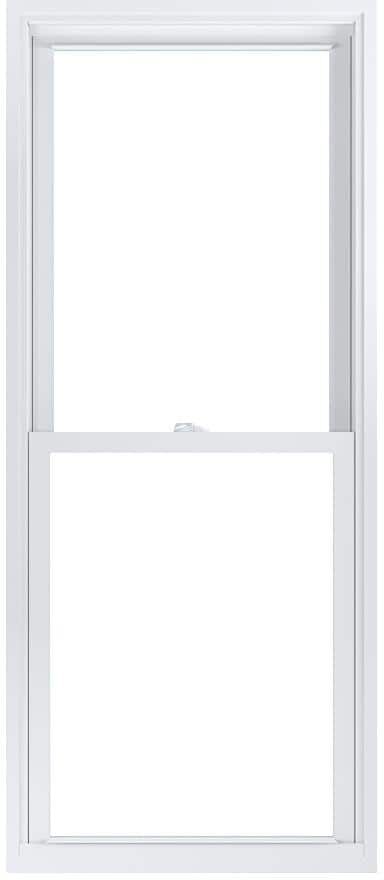 American Craftsman 27.75 in. x 65.25 in. 70 Pro Series Low-E Argon Glass Double Hung White Vinyl Replacement Window, Screen Incl