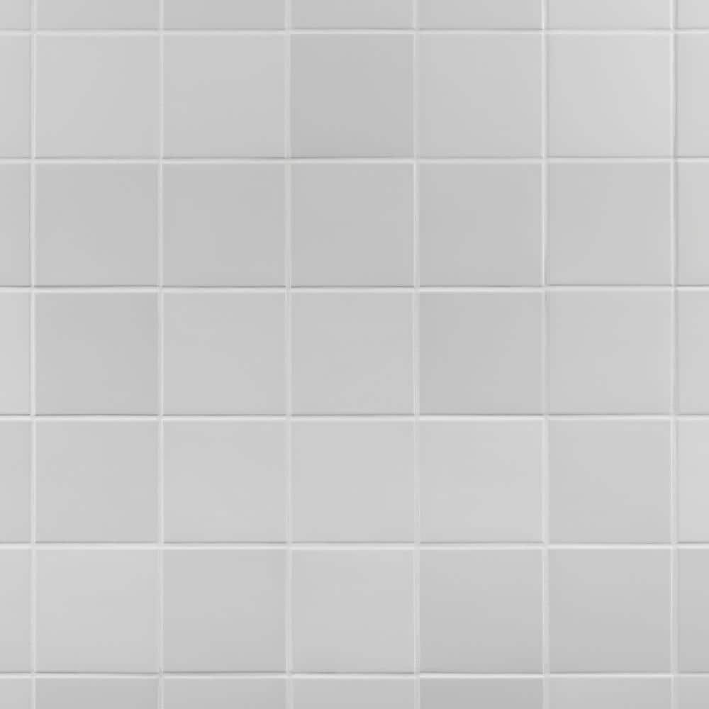 Ivy Hill Tile Reborn White 4.84 in. x 4.84 in. Matte Porcelain Wall Tile (5.48 Sq. Ft./Case)