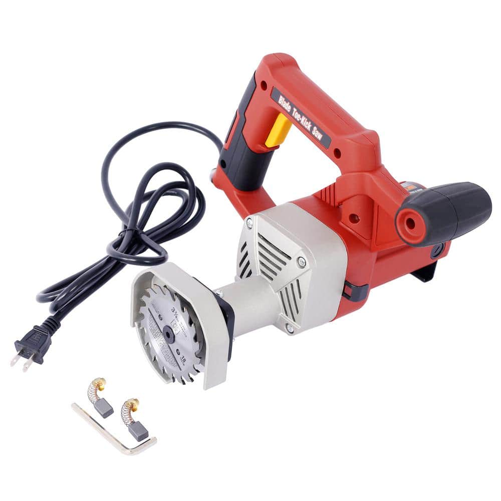 Kahomvis Blade Toe-Kick Saw Three 3-3/8 in. Blades, Flush Cutting Saw, Special Circular Saw for Removing Subfloor or Tiles