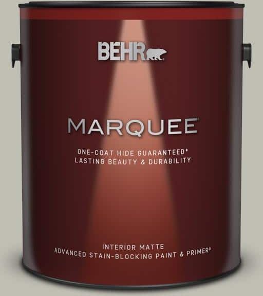 BEHR MARQUEE 1 gal. #N370-3 Light Year One-Coat Hide Matte Interior Paint & Primer