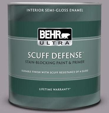 BEHR ULTRA 1 qt. #N570-3 Art Nouveau Glass Extra Durable Semi-Gloss Enamel Interior Paint & Primer