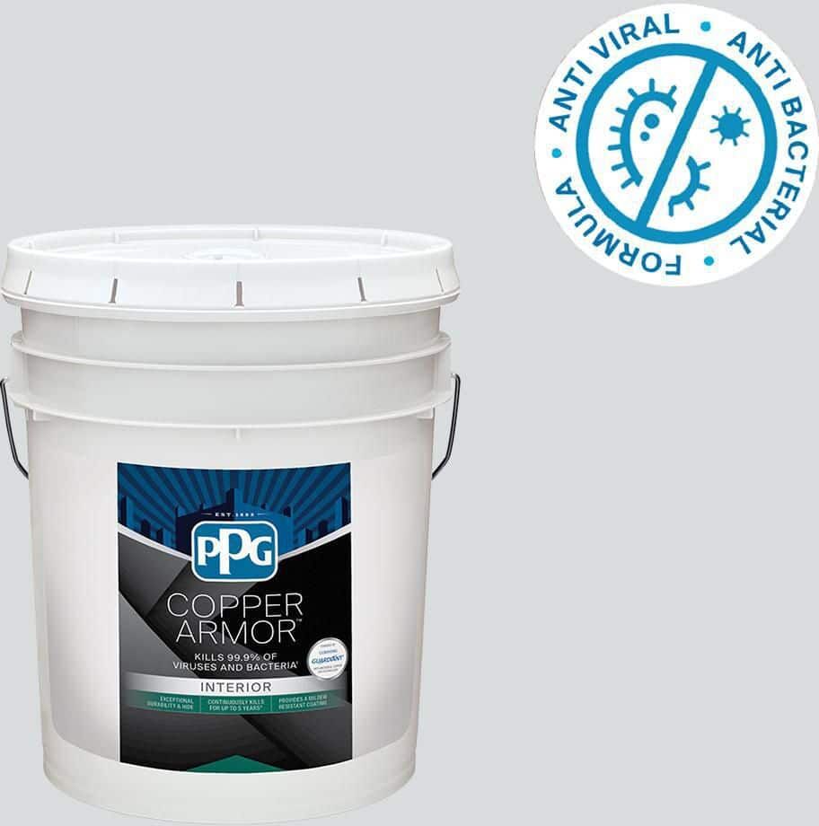 COPPER ARMOR 5 gal. PPG1013-2 Spring Thaw Semi-Gloss Interior Paint