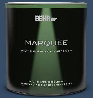 BEHR MARQUEE 1 qt. Home Decorators Collection #HDC-FL14-12 Rain Boots Semi-Gloss Enamel Exterior Paint & Primer