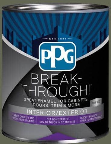 Break-Through! 1 qt. PPG1127-6 Winning Ticket Semi-Gloss Interior/Exterior Door, Trim and Cabinet Paint