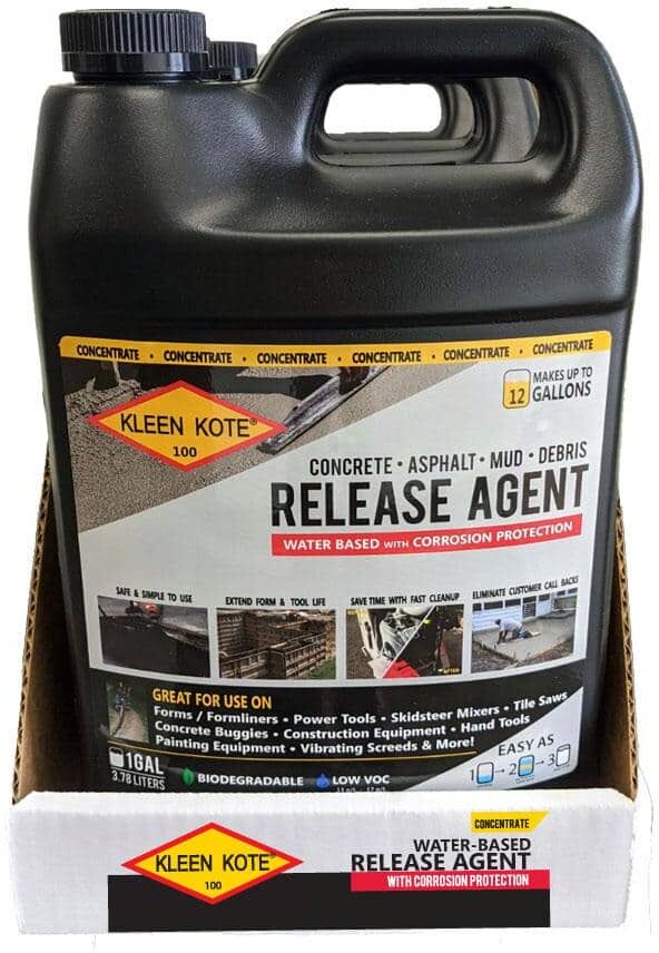 Kleen Kote 1 Gal. Water Based Industrial Concrete Release and Anti-Corrosion Coating Concentrate (4-Pack)