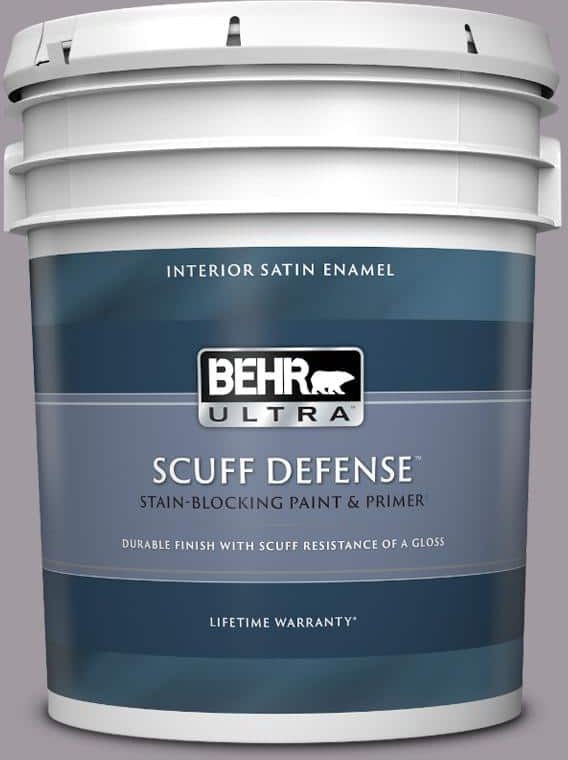 BEHR ULTRA 5 gal. #N570-3 Art Nouveau Glass Extra Durable Satin Enamel Interior Paint & Primer