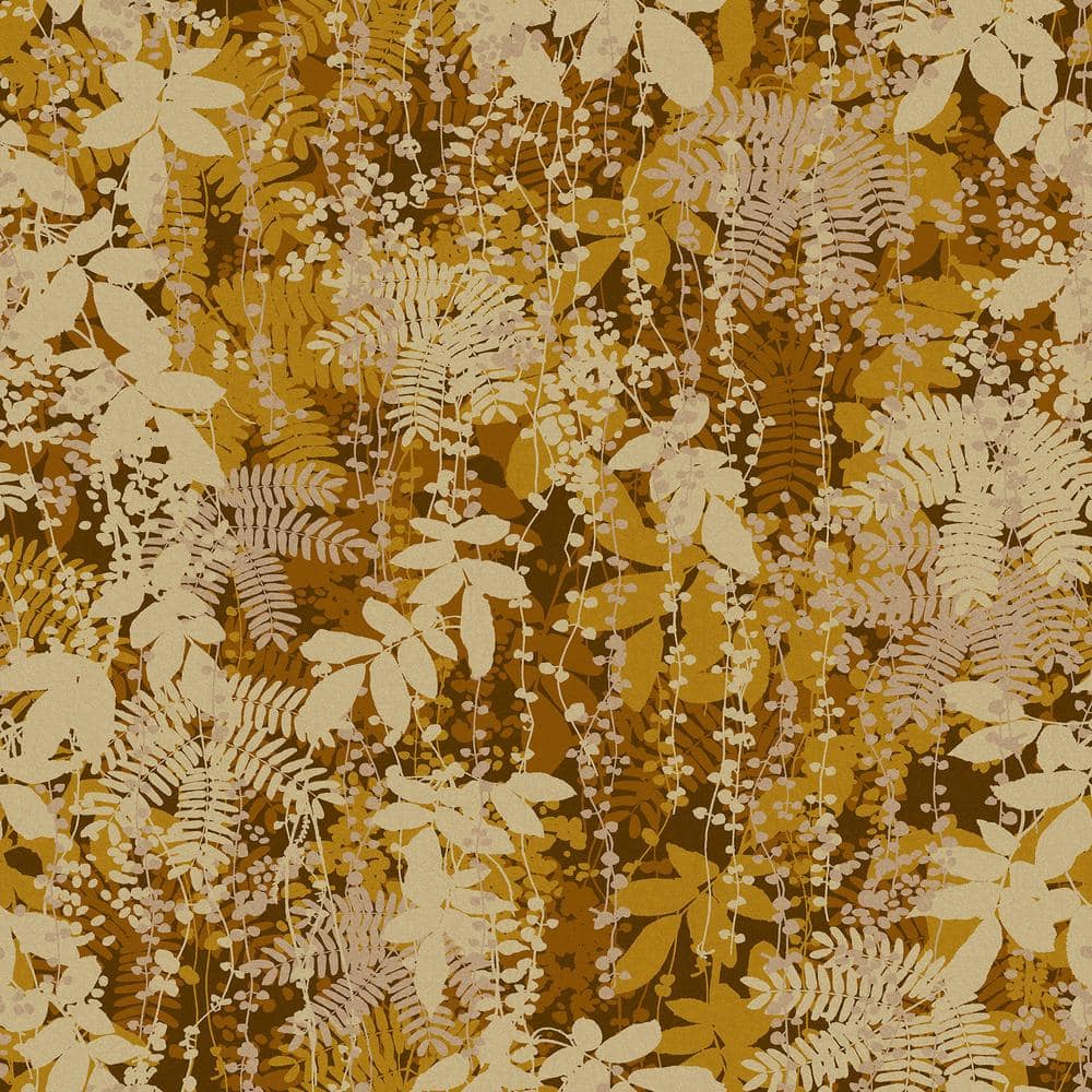 Graham & Brown Clarissa Hulse Canopy Antique Gold Removable Wallpaper