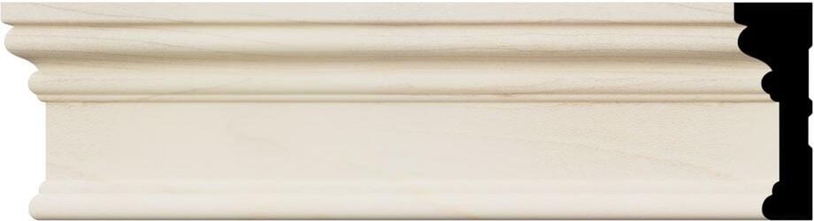 Ekena Millwork BRB3 0.69 in. D x 2.25 in. W x 96 in. L Wood (Maple) Baby Howe Casing Moulding