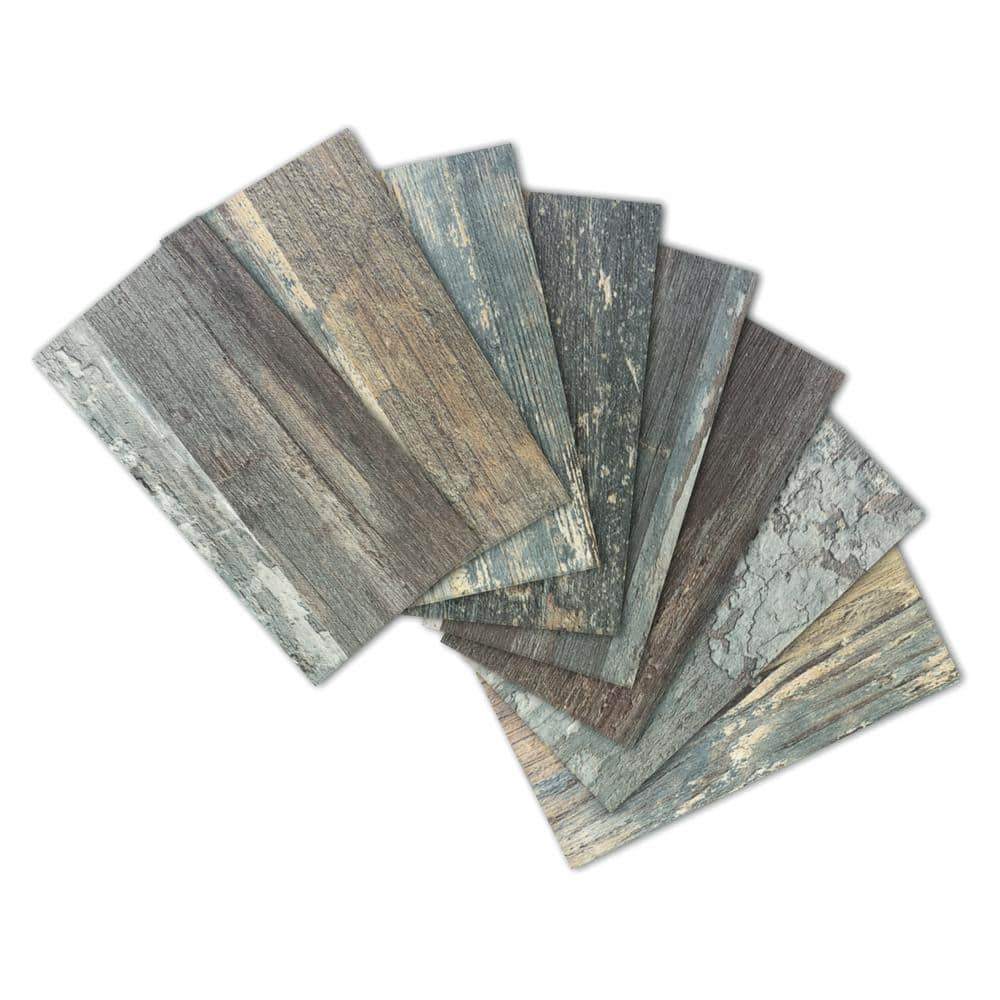 Yipscazo Subway Collection Mix Wood 3 in. x 6 in. PVC Peel and Stick Tile (20 sq. ft./160-Sheets)