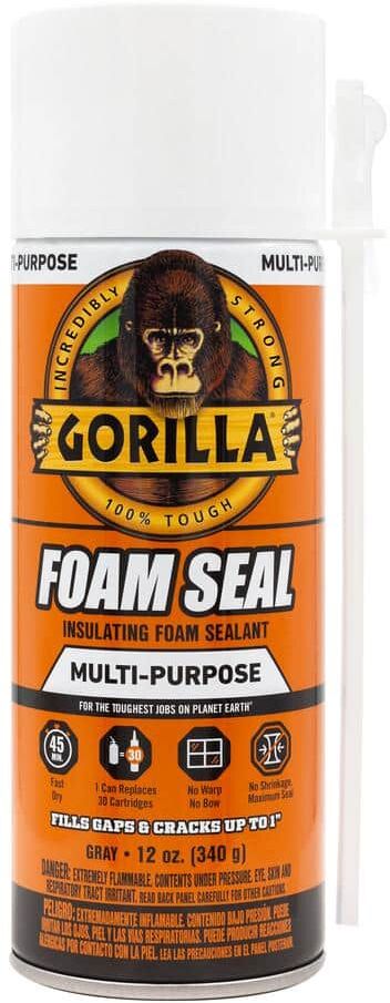 Gorilla 12 oz. Multi-Purpose Insulating Spray Foam Sealant (12-Pack)