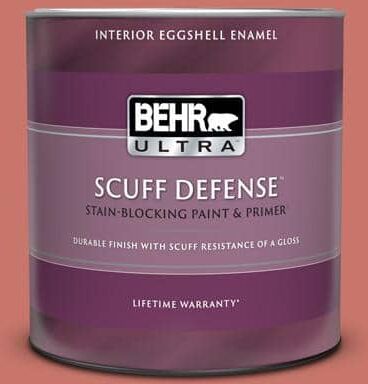 BEHR ULTRA 1 qt. #180D-5 Sahara Sun Extra Durable Eggshell Enamel Interior Paint & Primer