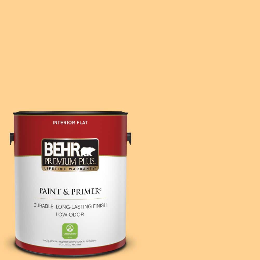 BEHR PREMIUM PLUS 1 gal. Home Decorators Collection #HDC-SP14-7 Full Bloom Flat Low Odor Interior Paint & Primer