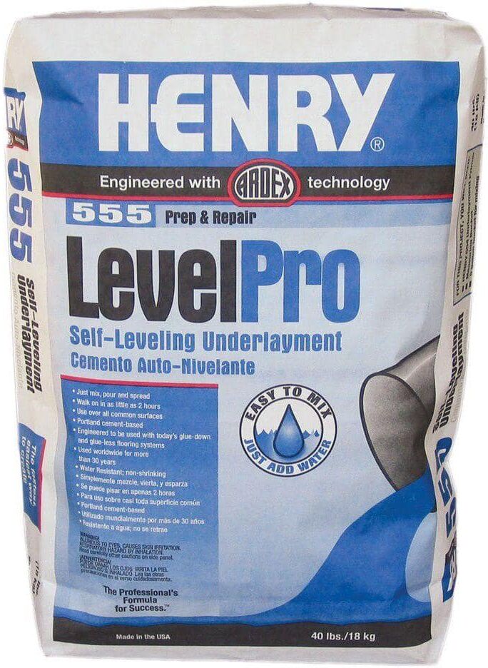 Henry 555 Level Pro 40 lb. Self-Leveling Underlayment