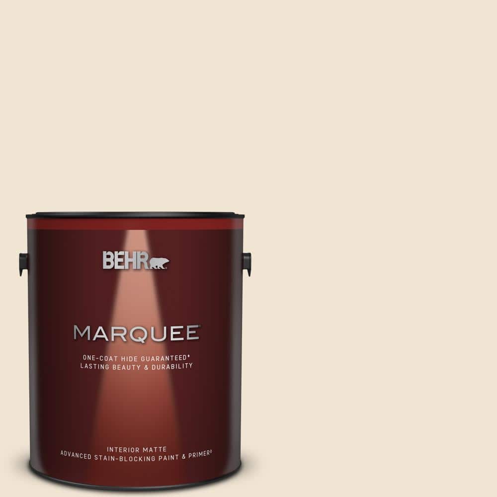BEHR MARQUEE 1 gal. #N290-1 Original White Matte Interior Paint & Primer